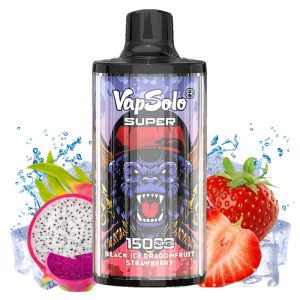 VapSolo Black Ice Dragonfruit Strawberry Geschmack