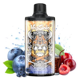 VapSolo 15000 Blueberry Cherry Cola Flavor
