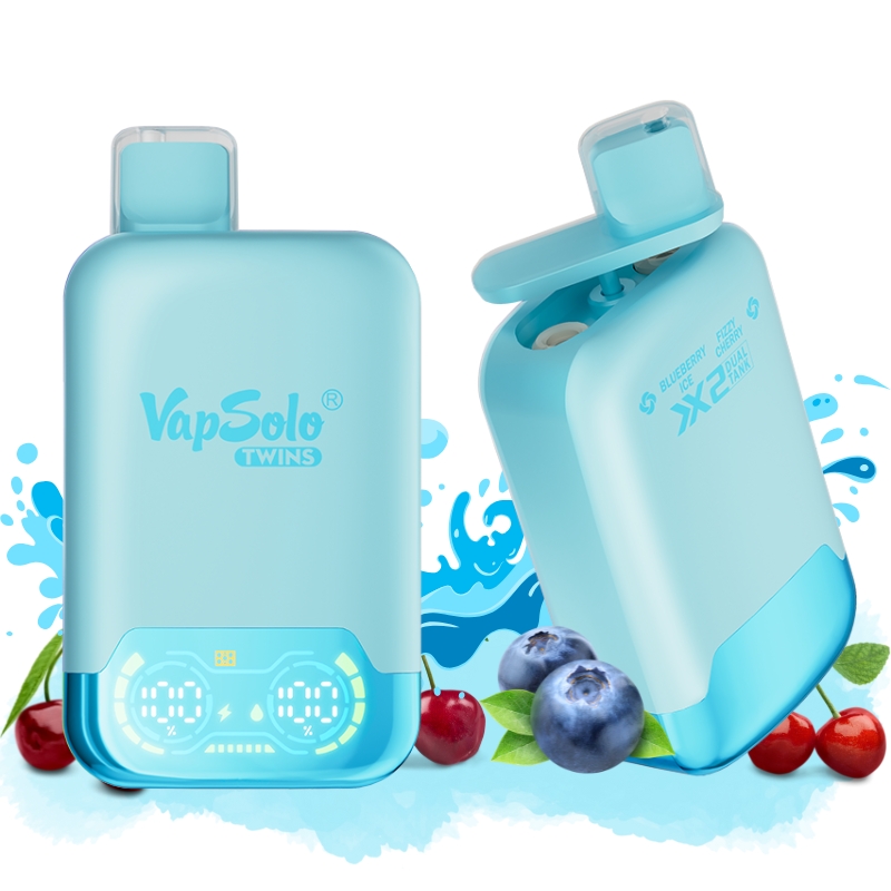 VapSolo 20000 Blueberry Ice & Fizzy Cherry Geschmack