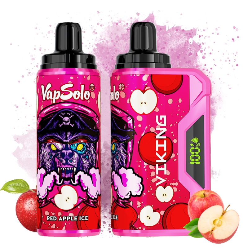 VapSolo 12000 Red Apple Ice Flavor