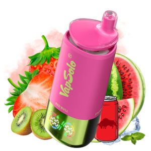 VapSolo Triple Watermelon Ice & Red Bull & Strawberry Kiwi Flavor