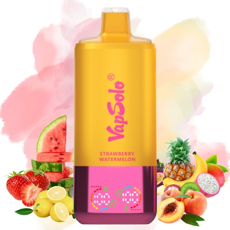 Vapsolo Triple Pro 60k Tropische Früchte & Erdbeer-Wassermelone & Zitronenpfirsich Vapsolo Triple 60000 Tropical Fruit & Strawberry Watermelon & Lemon Peach