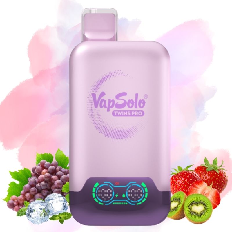 Vapsolo Twins Pro 50000 Traube Ice & Erdbeere Kiwi Vapsolo Twins Pro 50000 Lemon Lime & Watermelon Ice (Copy)