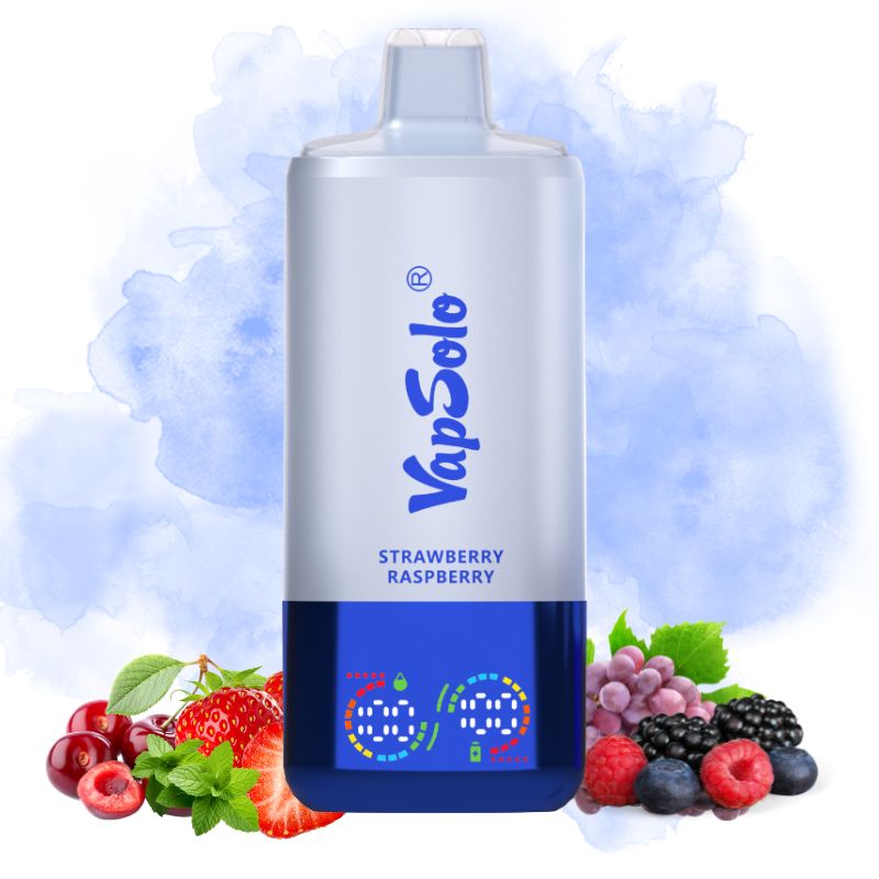 Vapsolo Triple Pro 60000 Strawberry Raspberry & Cherry Berry & Traube Minze Vapsolo Triple 60000 Watermelon Ice & Red Bull & Strawberry Kiwi (Copy)