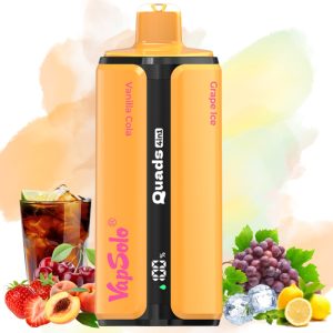 Vapsolo Quads 80000 Vanilla Cola-Lemon Peach-Strawberry Raspberry Cherry Ice-Grape Ice