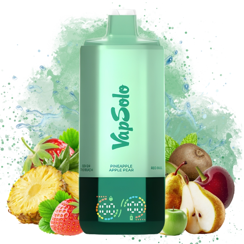 Vapsolo 6in1 180k Pineapple apple pear-Red bull -Cherry cola -Solo #1 -strawberry kiwi -Sex on the beach