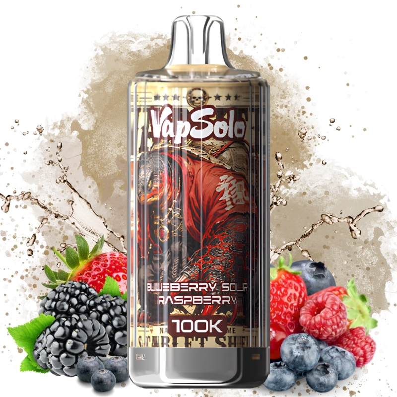Vapsolo 100K Blueberry Sour Raspberry